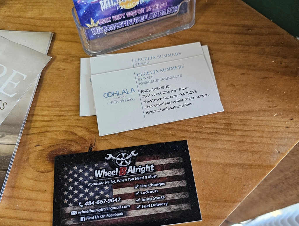 Business Card Display